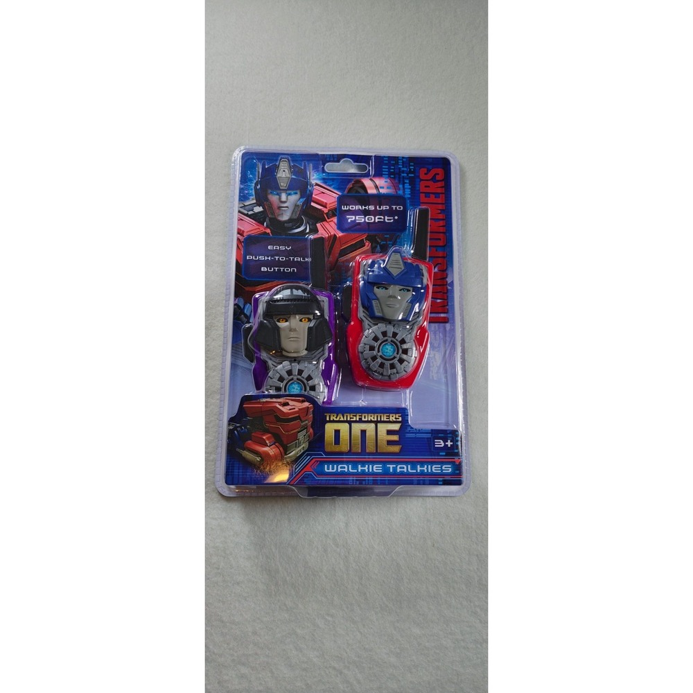 New - TRANSFORMERS ONE Extended Range WALKIE TALKIES Static-Free